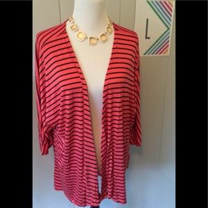 NWT LuLaRoe Lindsay Women’s Cardigan size L Coral
